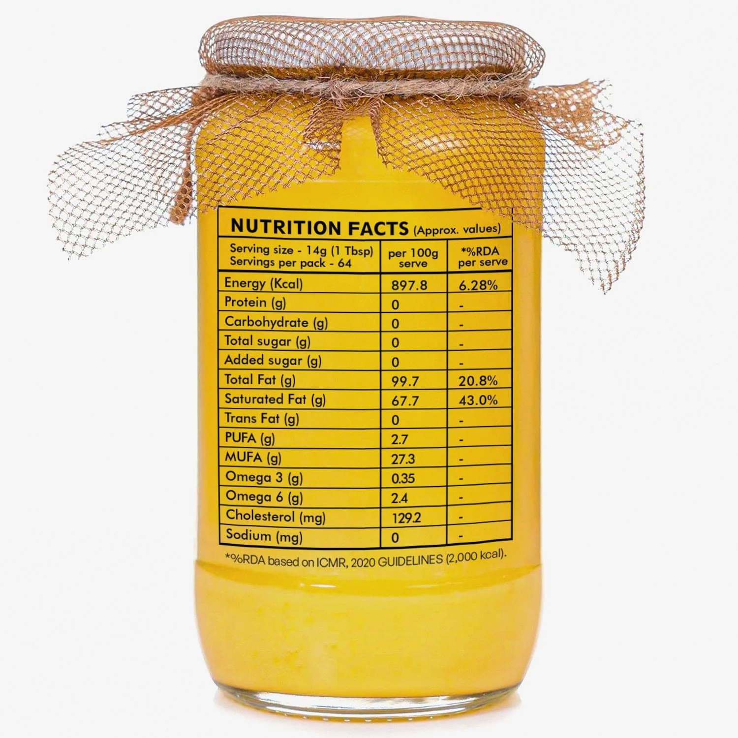 Gir Cow A2 ghee - Made From Curd (5 Ltr - Glass) - Image 10