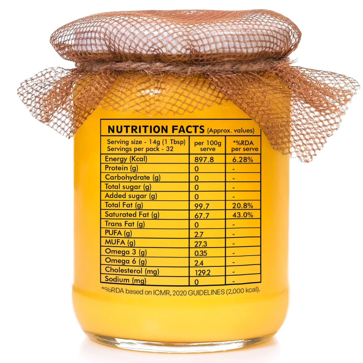Gir Cow A2 ghee - Made From Curd (500 ML) - Image 10