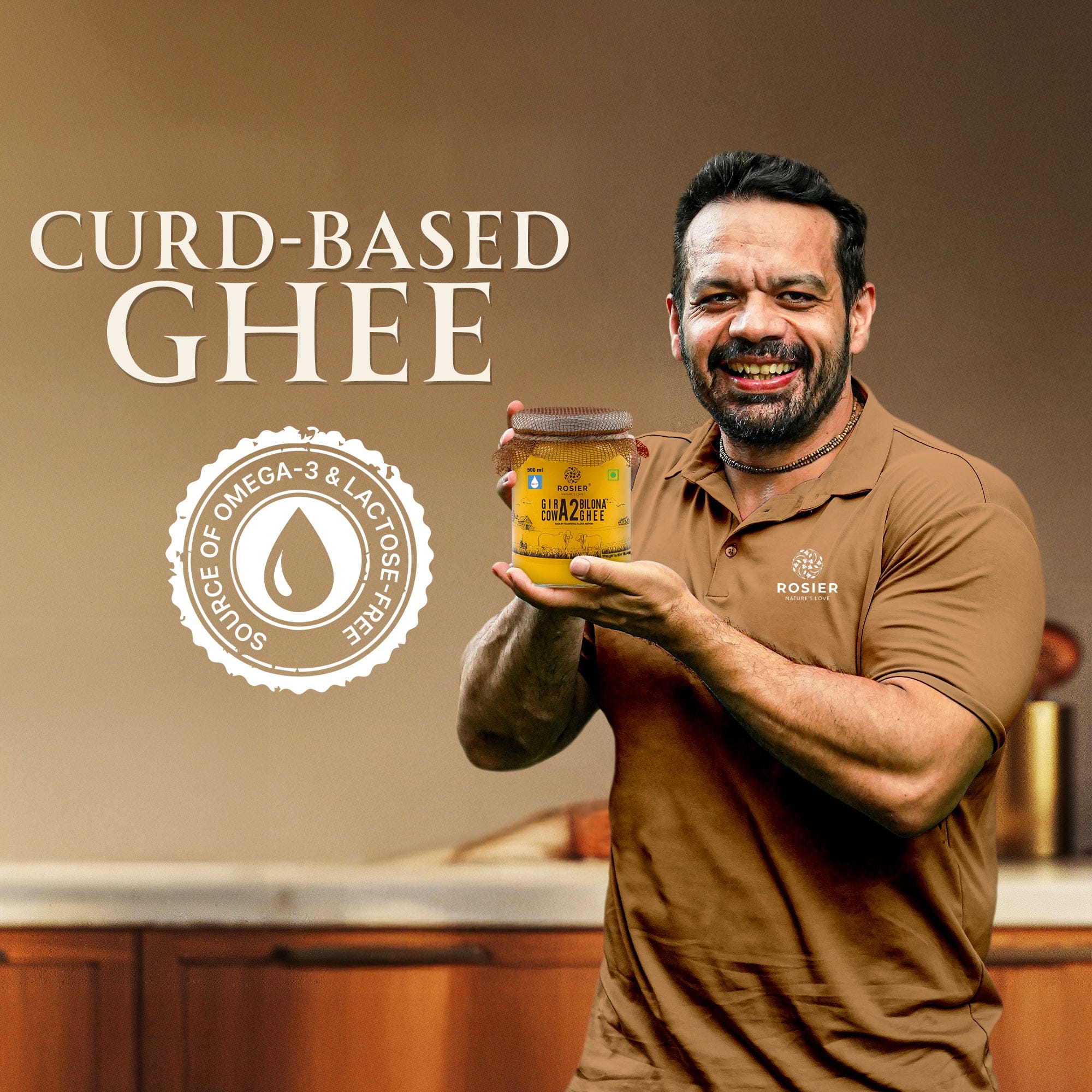 Gir Cow A2 ghee - Made From Curd (500 ML) - Image 3