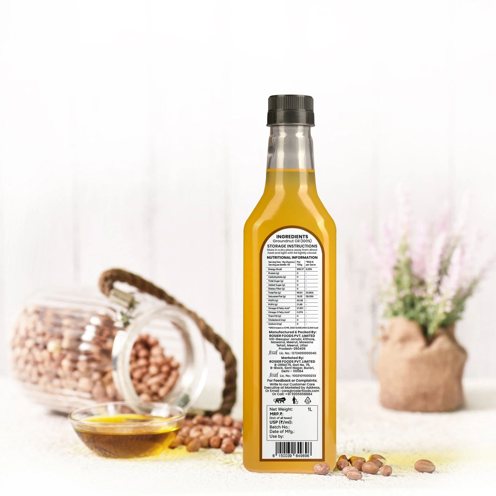 Stone Pressed Groundnut Oil - Image 4