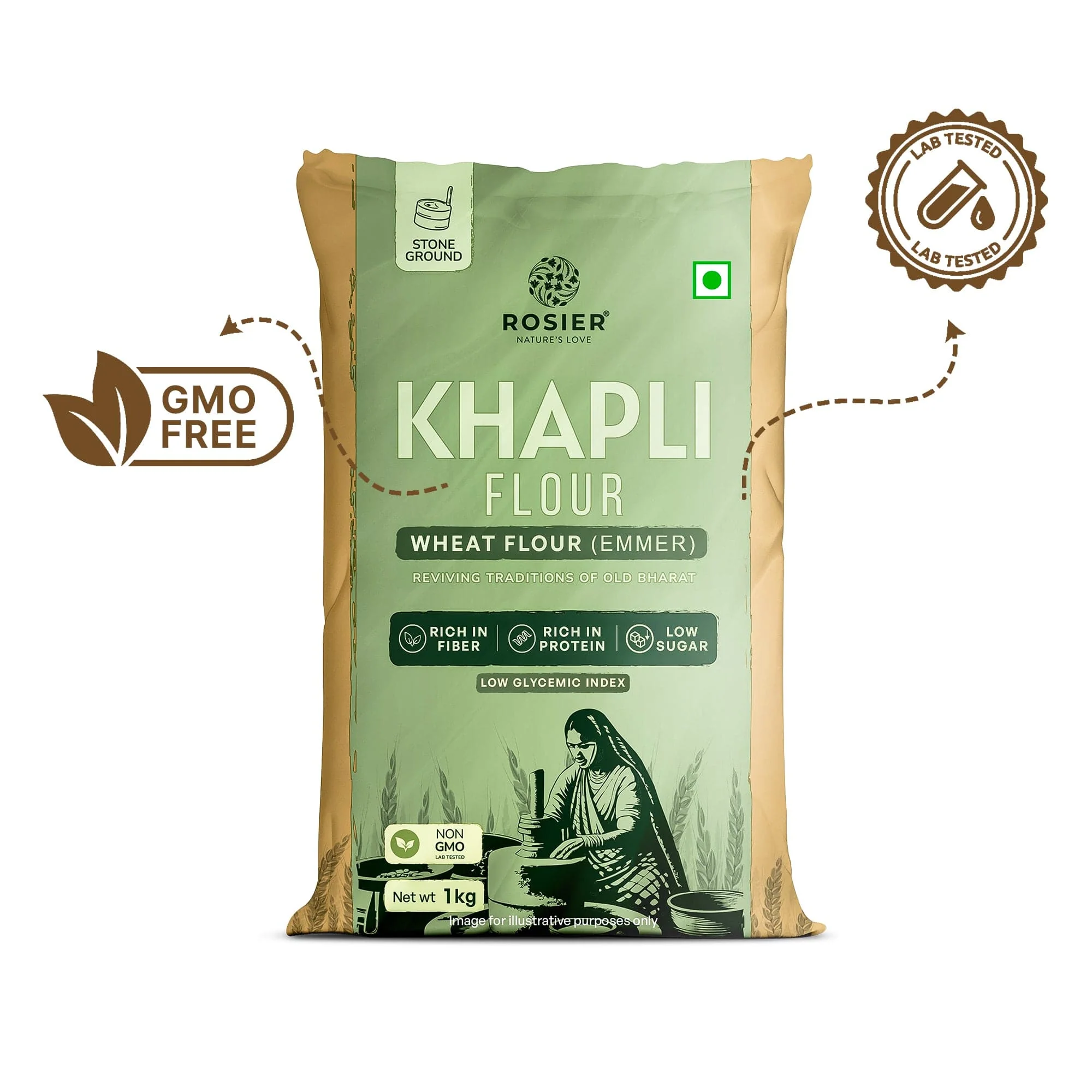 Khapli Wheat Atta - Image 5