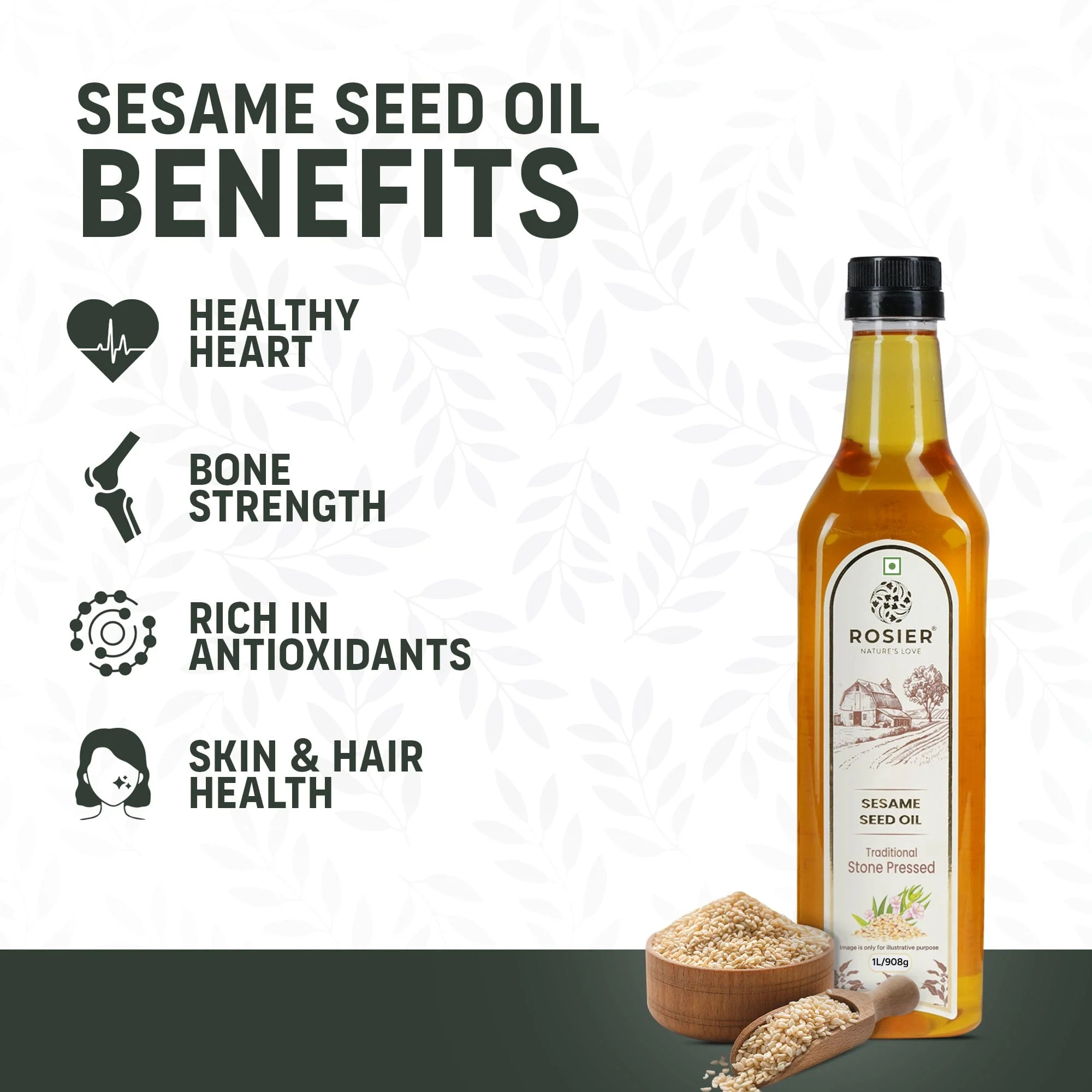 Stone Pressed Sesame Oil - Image 4