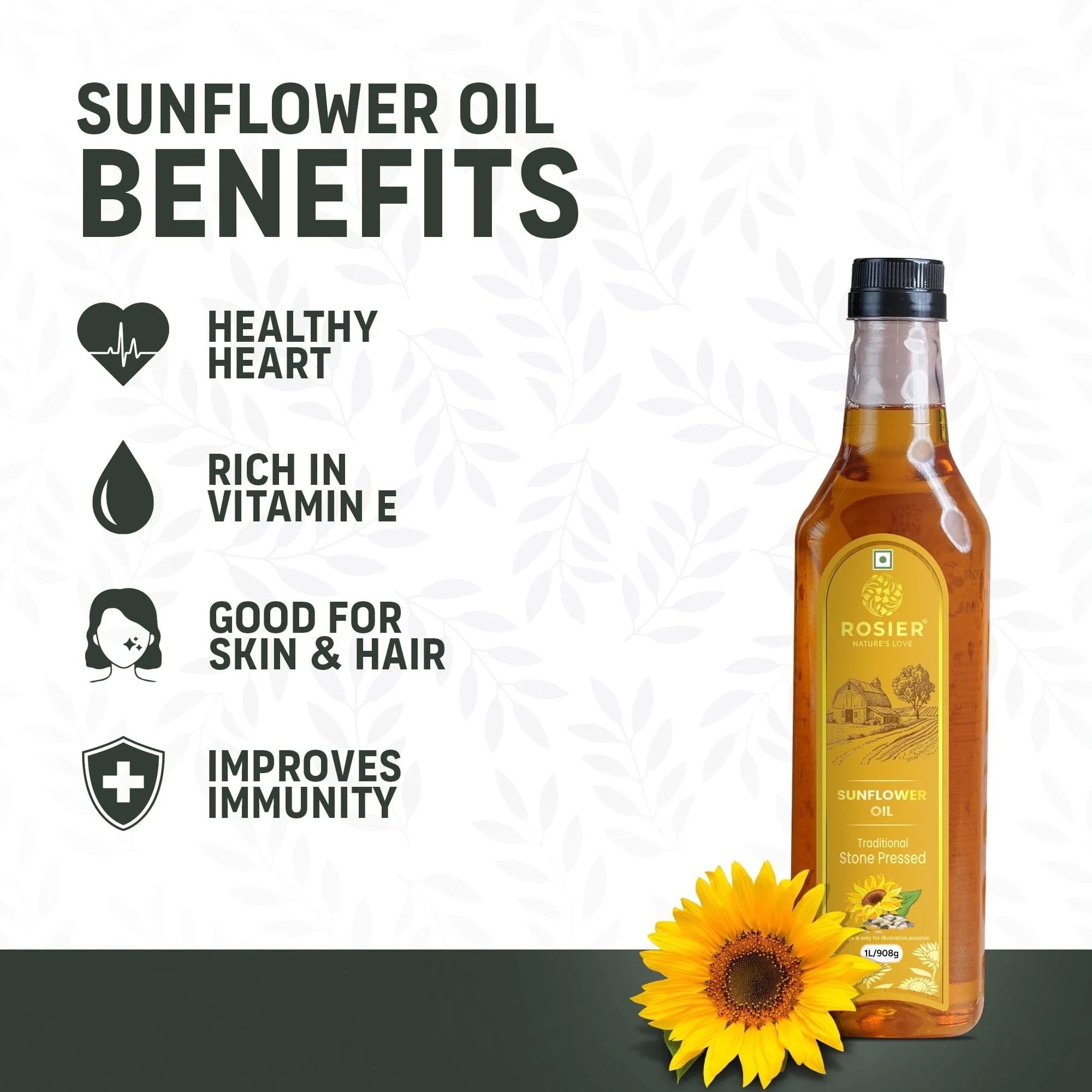 Stone Pressed Sunflower Oil - Image 3