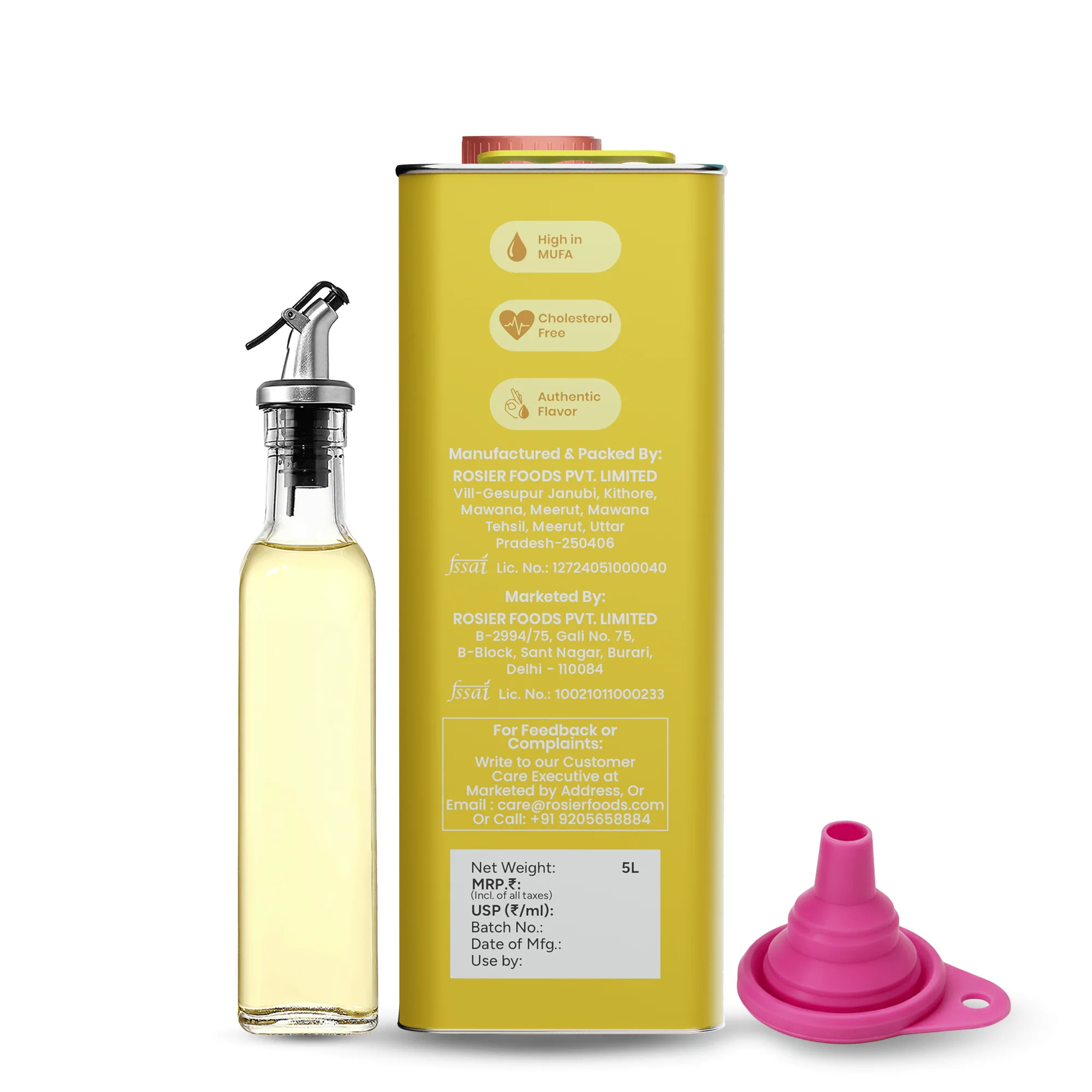 Stone Pressed Sunflower Oil WIth Oil Kit (5 Ltr) - Image 3