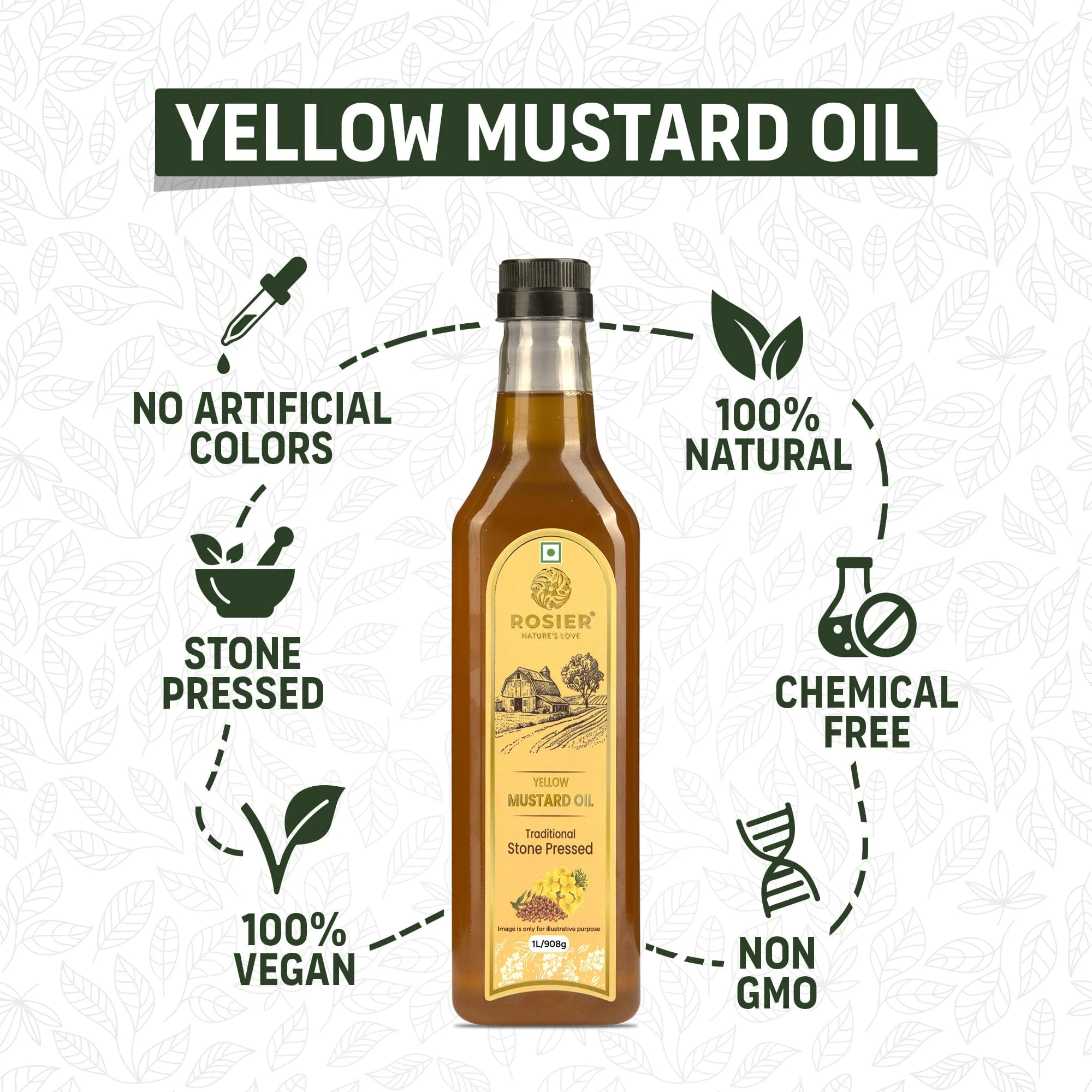Stone Pressed Yellow Mustard Oil - Image 6